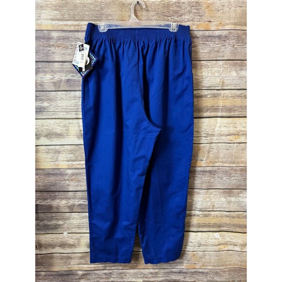 Vintage‎ 90s Golden Wings 3 Piece Outfit 20W Shorts Shirt Pants Blue Floral NWT - Picture 6 of 10